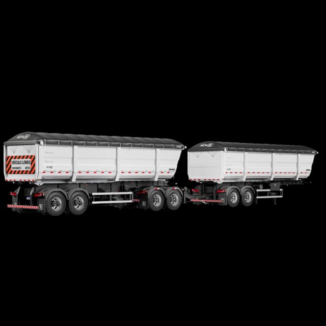 Basculante 9 Eixos e 74ton